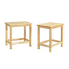 SoBuy FST91-Nx2 Sada 2 jídelních židlí Kuchyňské židle Jídelní stolička Dřevěná stolička do jídelny 45x45x32cm