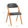 SoBuy FST92-SG Skládací židle Kuchyňská židle Tmavě šedá 47x77x60cm