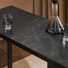 SoBuy FWT100-SCH Barový stůl Jídelní stůl Kuchyňský stůl Odkládací stolek Černý 120x105x50cm