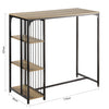SoBuy FWT84-PF Barový stůl Jídelní stůl Kuchyňský stůl Průmyslový design 115 x107x50cm