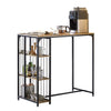 SoBuy FWT84-PF Barový stůl Jídelní stůl Kuchyňský stůl Průmyslový design 115 x107x50cm