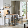 SoBuy FWT84-PF Barový stůl Jídelní stůl Kuchyňský stůl Průmyslový design 115 x107x50cm