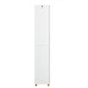 SoBuy BZR127-W Vysoká koupelnová skříňka Úzká koupelnová polička Koupelnový nábytek Bílá-přírodní 33x165x33cm