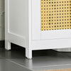 SoBuy BZR72-II-W Umyvadlová spodní skříňka Skříňka pod umyvadlo Koupelnový nábytek Bílo-žlutá 60x58x35cm