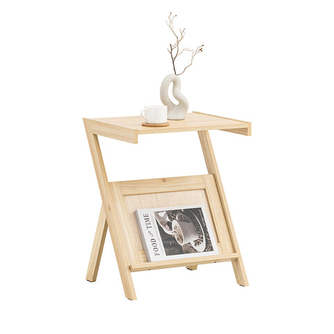 SoBuy FBT122-N Odkládací stolek Noční stolek Telefonní stolek Přírodní 45x56x36cm