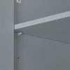 SoBuy FKW129-HG, Kuchyňský ostrůvek s výklopnou deskou a skrytými kolečky, 2 zásuvky, 115 × 68,7 × 91 cm