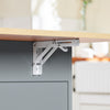 SoBuy FKW129-HG, Kuchyňský ostrůvek s výklopnou deskou a skrytými kolečky, 2 zásuvky, 115 × 68,7 × 91 cm