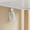SoBuy FRG226-H-WN, Úzká koupelnová skříňka 20 cm, 4 police, 90 × 28 × 20 cm, bílá
