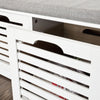 SoBuy FSR23-W detail konstrukce košíku s úchyty pro snadnou manipulaci