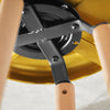 SoBuy FST89-G Designová barová židle s podnožkou Barová židle Pultová stolička Vysoká stolička Zlatá Výška sedáku: 73cm