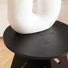 SoBuy HFBT01-K-SCH Odkládací stolek Konferenční stolek Kulatý stolek Noční stolek Rozkládací stolek Černý V48,5 x Ø32,5 cm