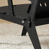 SoBuy HFST02-SCH Kuchyňská židle Dětská židle Nábytek do dětského pokoje Černá 55x70x72cm