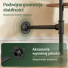Předprodej | SoBuy KLS19-SCH, nástěnný věšák na oblečení se 4 tyčemi + 4 police MDF, otevřená šatní skříň, nosnost 120 kg do ložnice, 265x48x220 cm, průmyslová černá