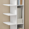 SoBuy STR14-W Regał Stojący na Książki z 7 Półkami, Biały Mat, 30×32.5×110.5 cm