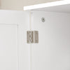 SoBuy BZR103-W Nástěnná skříňka Koupelnová skříňka Lékárnička skříňka Koupelnový nábytek Bílá 60x60x30cm