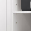 SoBuy BZR107-W Koupelnová skříňka Komoda do koupelny Úložná skříňka Koupelnový nábytek Bílá 60x86x33cm