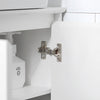 SoBuy BZR108-W Koupelnová skříňka Skříňka pod umyvadlo Koupelnová skříňka Koupelnový nábytek Bílá 60x60x30cm