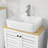BZR40-W Skříňka pod umyvadlo Koupelnová skříňka Koupelnový nábytek Bílá-příroda