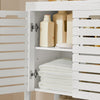 SoBuy BZR50-W Koupelnová skříňka Komoda do koupelny Koupelnový nábytek Bílá 76x80x30cm