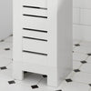 SoBuy BZR85-W Stojící držák toaletního papíru Boční skříňka Koupelnový nábytek Bílá-příroda 20x75x18cm