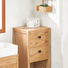 SoBuy BZR99-N Koupelnová skříňka Koupelnová komoda Koupelnový nábytek Přírodní 40x90x35cm