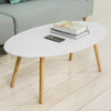 FBT61-W Konferenční stolek s dřevěnými nohami