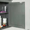 FRG203-DG Nástěnná skříňka Nástěnná koupelnová skříňka Tmavě šedá