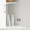 FRG231-W Nástěnná skříňka se dvěma dveřmi Koupelnová skříňka Kuchyňská skříňka Bílá 60x60x30cm