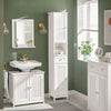 FRG236-W Vysoká koupelnová skříňka Koupelnová police Koupelnová skříňka Bílá 32X170X30cm