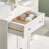 FRG238-W Koupelnová komoda, koupelnová skříňka, příborník, předsíňka, bílá 60x87x35cm
