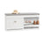 SoBuy FSR64-W Lavice se sedákem Lavice na boty Bílá 104x52x24cm