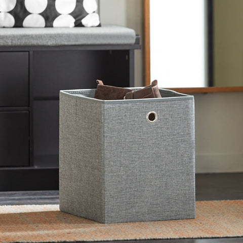 SoBuy FSR66-SCH Komoda Lavice s úložným prostorem Taburet Černá 100x50x35cm