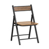 SoBuy FST88-PF Skládací židle Kuchyňská židle Výška sedáku 43cm Vintage 46x80x48cm