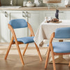 SoBuy FST92-BL Skládací židle Kuchyňská židle Modrá 47x77x60cm