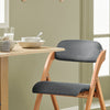SoBuy FST92-SG Skládací židle Kuchyňská židle Tmavě šedá 47x77x60cm