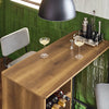 SoBuy FWT97-PF Barový stůl Jídelní stůl Kuchyňský stůl Odkládací stolek Průmyslový 110x105x50cm