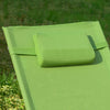 SoBuy OGS28-GR Houpací lehátko Opalovací lehátko Relaxační lehátko Zahradní lehátko s taškou Zelená Nosnost 150 kg